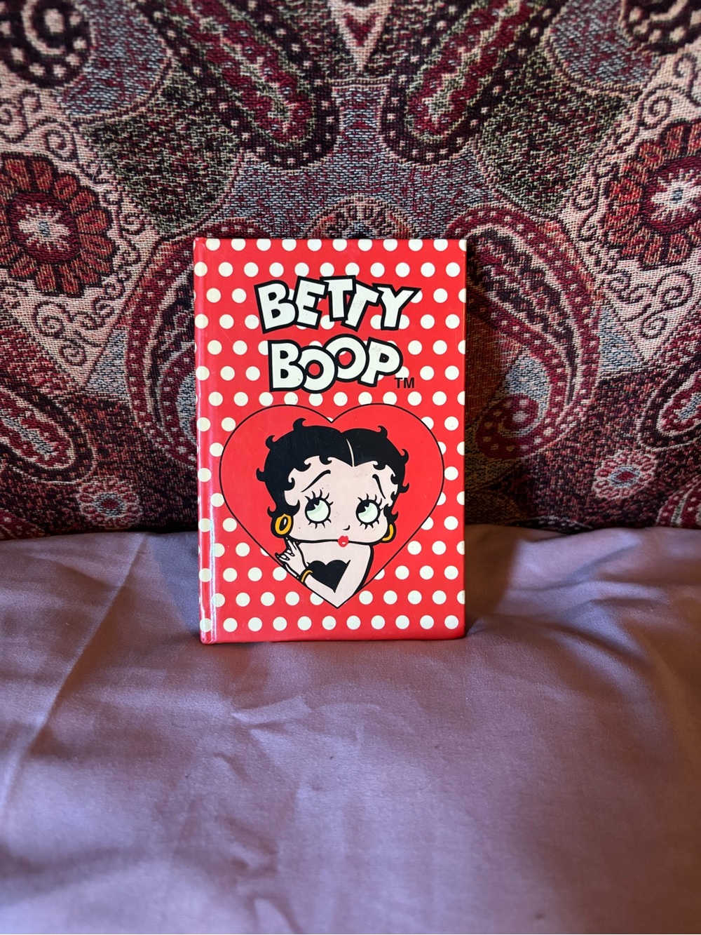 Betty Boop Red and White Polka Dot Hardcover Notebook